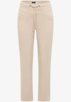 Broek met gewassen look