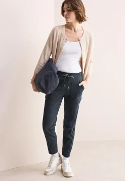 Broek met gewassen look