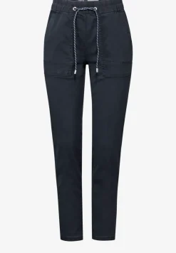 Broek met gewassen look