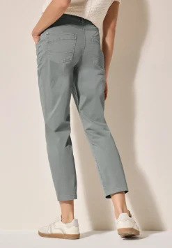 Broek met gewassen look