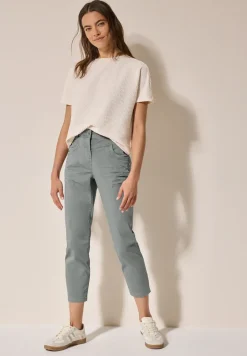 Broek met gewassen look