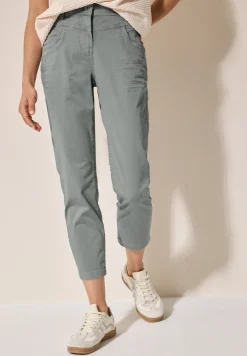 Broek met gewassen look