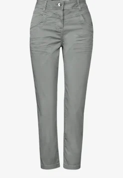 Broek met gewassen look