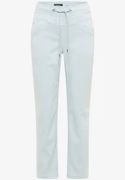 Broek met gewassen look