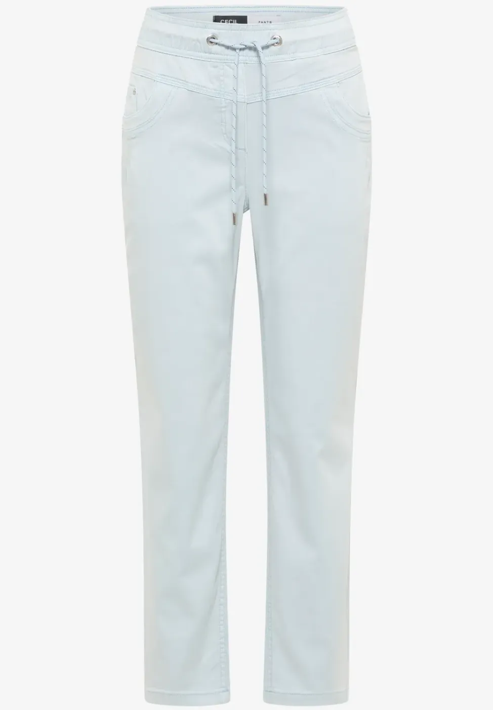 Broek met gewassen look