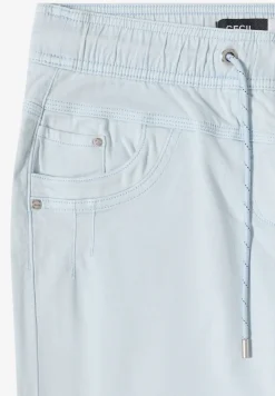 Broek met gewassen look