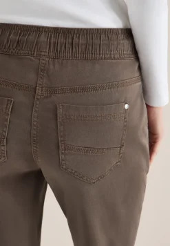 Broek met gewassen look