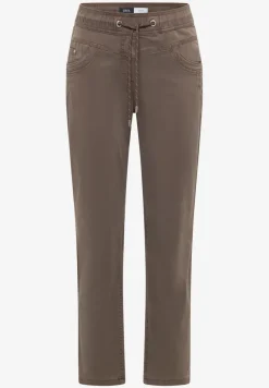 Broek met gewassen look