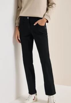 Broek met gewassen look