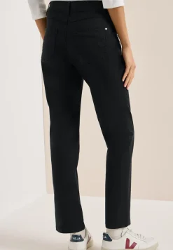 Broek met gewassen look