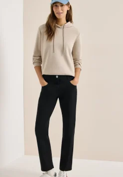 Broek met gewassen look