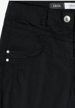 Broek met gewassen look