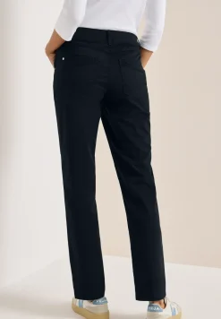 Broek met gewassen look