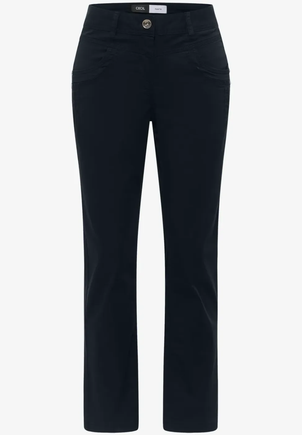 Broek met gewassen look
