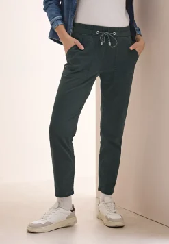 Broek met gewassen look