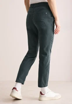 Broek met gewassen look