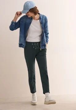 Broek met gewassen look