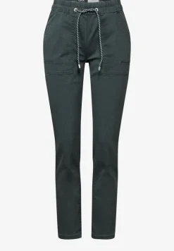 Broek met gewassen look