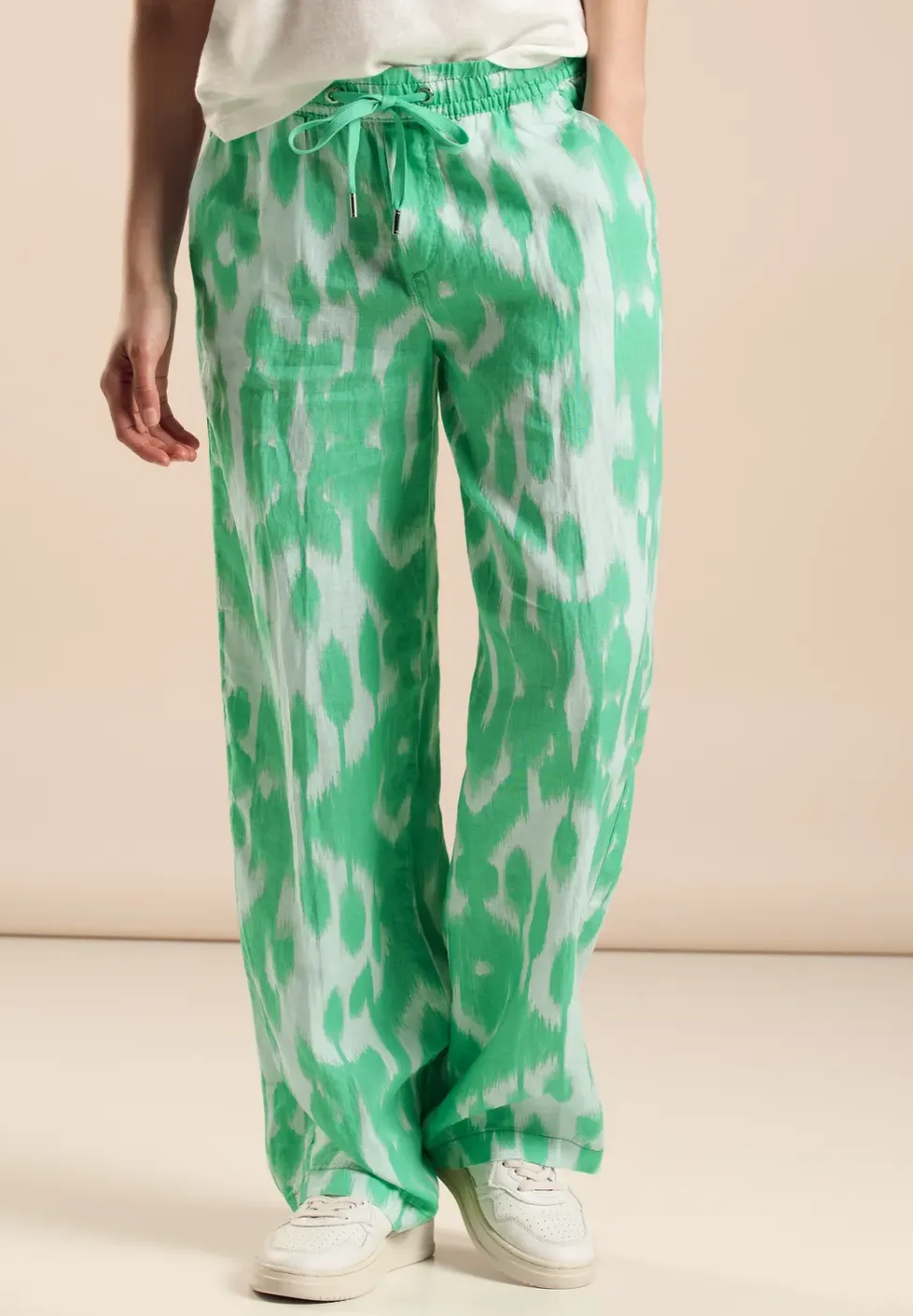 Broek met hoge taille
