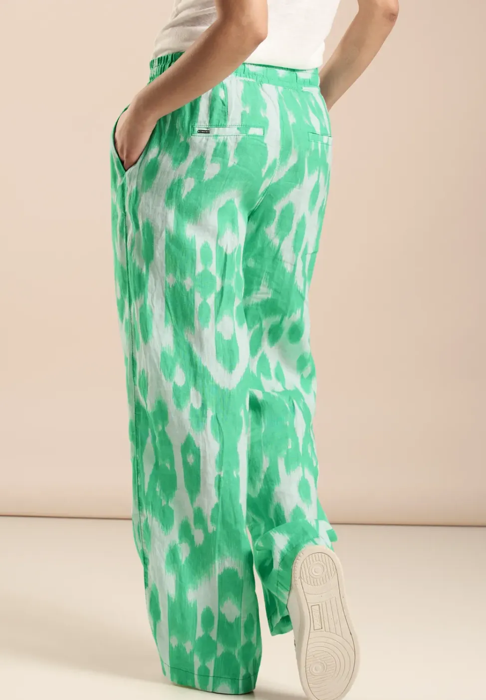 Broek met hoge taille