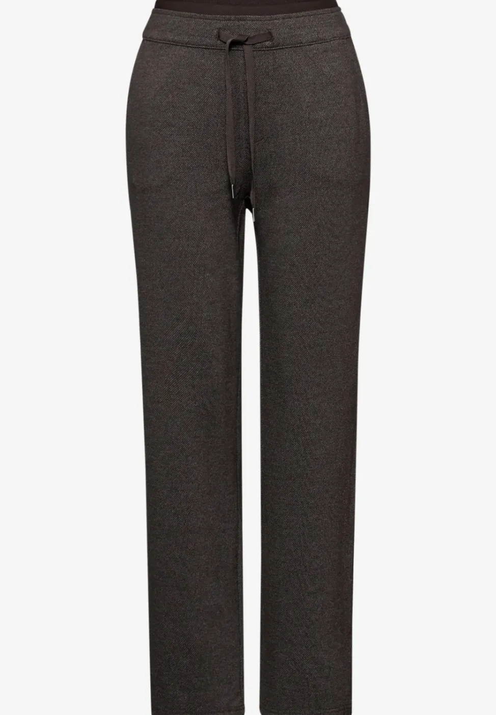 Broek met rechte pijpen en tape