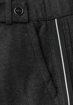 Broek met rechte pijpen en tape