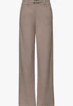 Broek met rechte pijpen en details