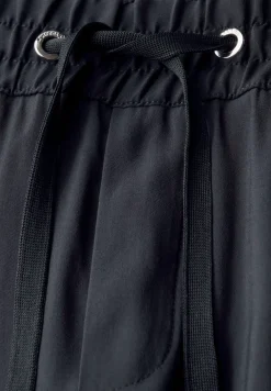 Broek met rechte pijpen in keperstof