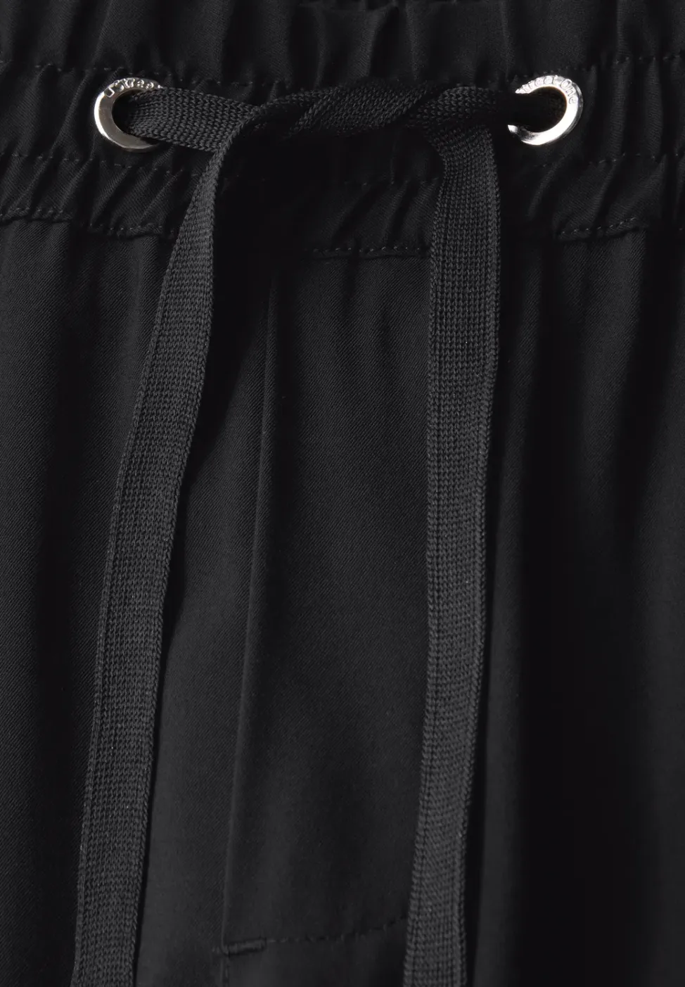 Broek met rechte pijpen in keperstof