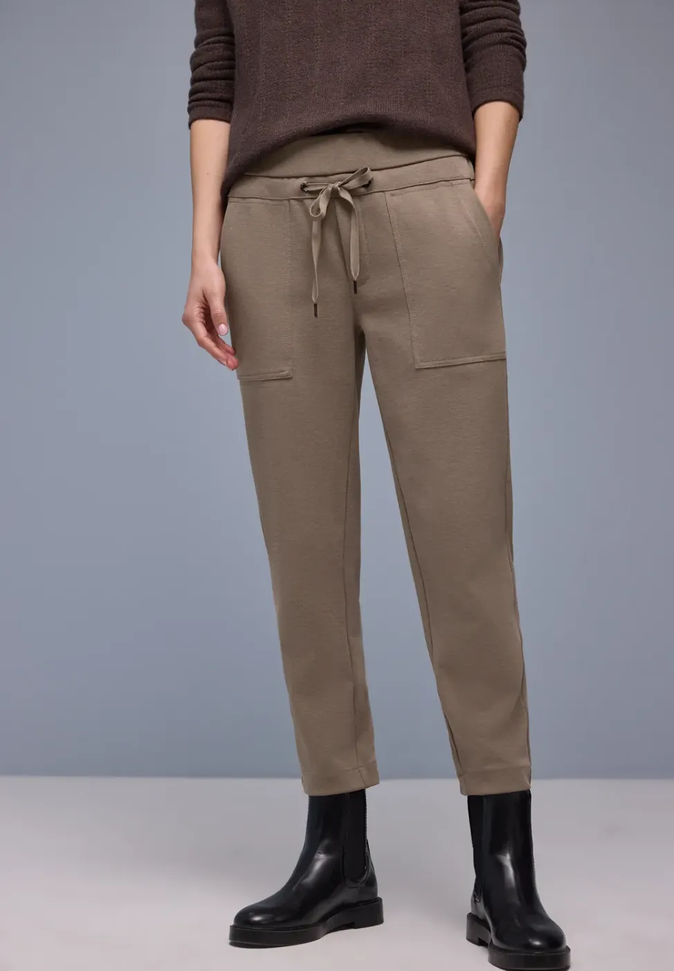 Broek met smalle pijpen