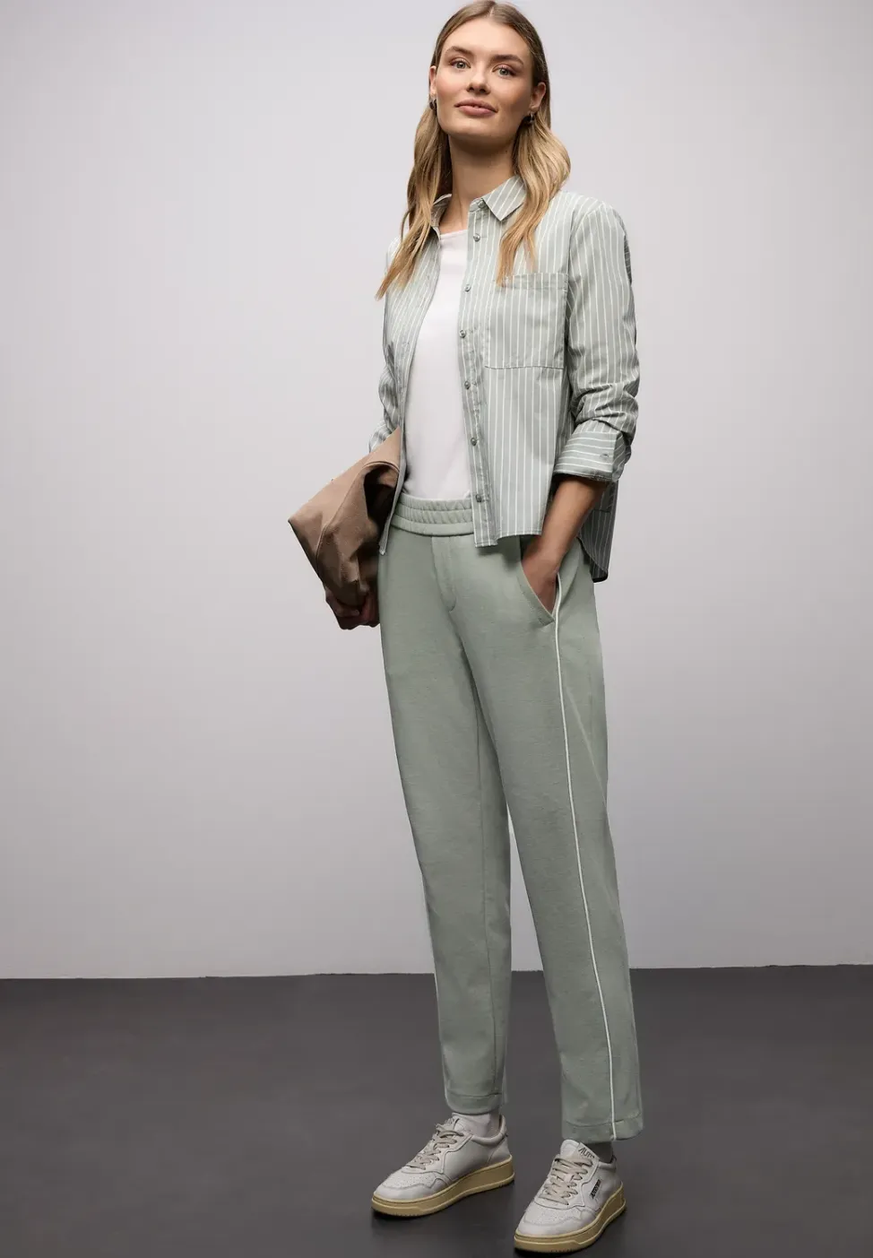 Broek met smalle pijpen