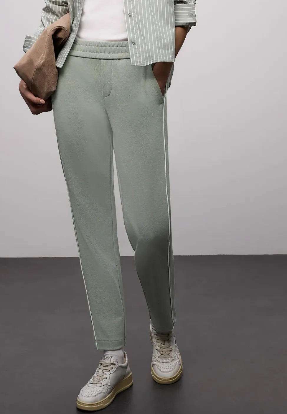 Broek met smalle pijpen