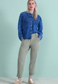 Broek met smalle pijpen
