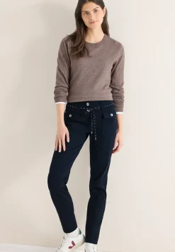 Broek met smalle pijpen