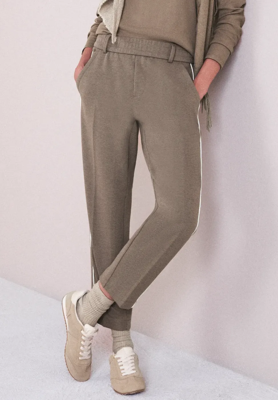 Broek met smalle pijpen