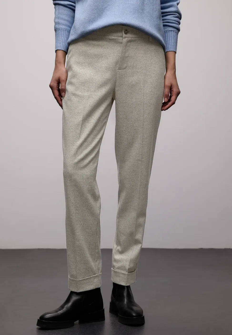 Broek met smalle pijpen