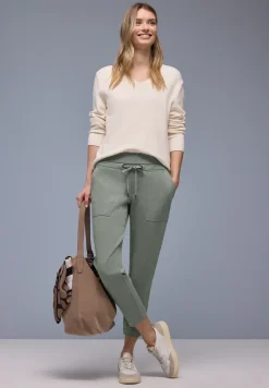 Broek met smalle pijpen