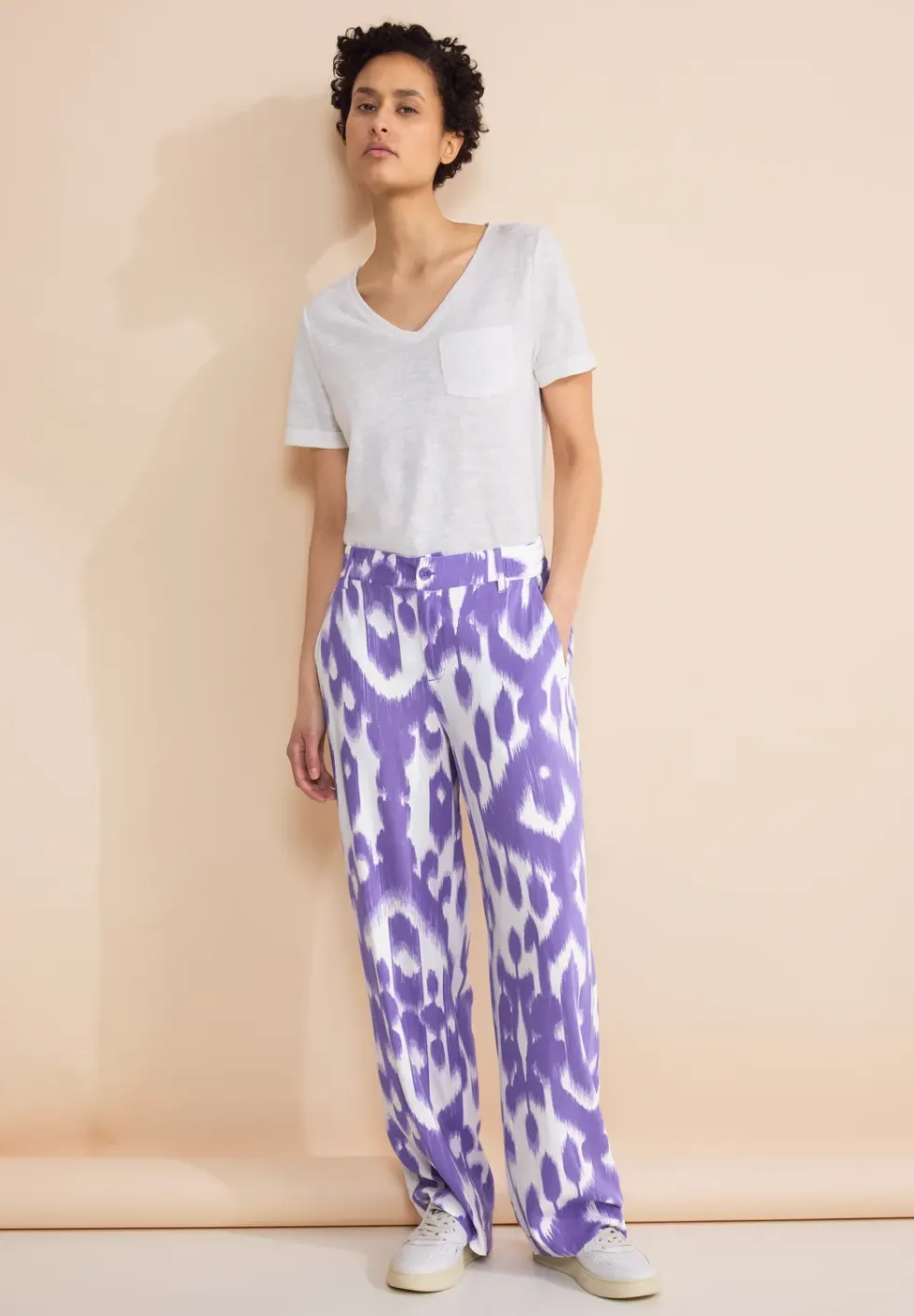 Broek met wijde pijpen
