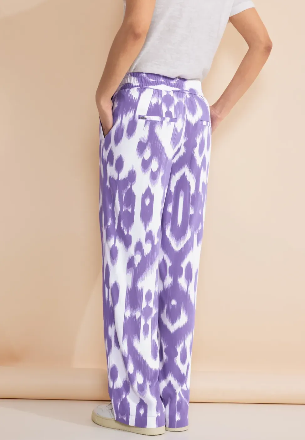 Broek met wijde pijpen