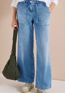 Broek met wijde pijpen en Loose Fit