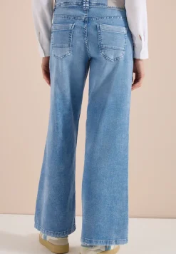 Broek met wijde pijpen en Loose Fit