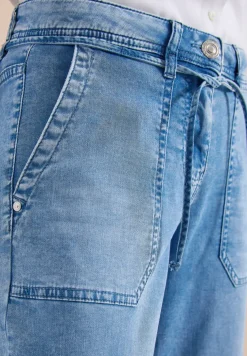 Broek met wijde pijpen en Loose Fit