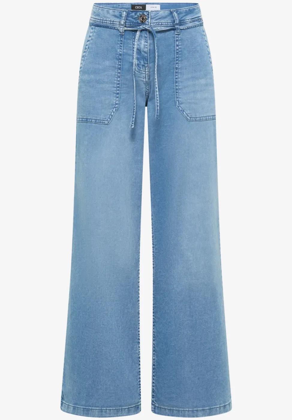 Broek met wijde pijpen en Loose Fit
