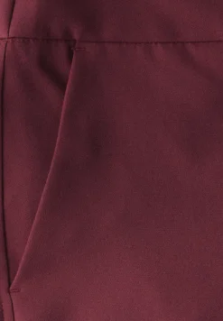Broek met wijde pijpen in keperstof
