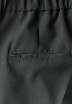 Broek met wijde pijpen in keperstof