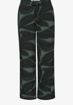 Broek met wijde pijpen in Loose Fit met print