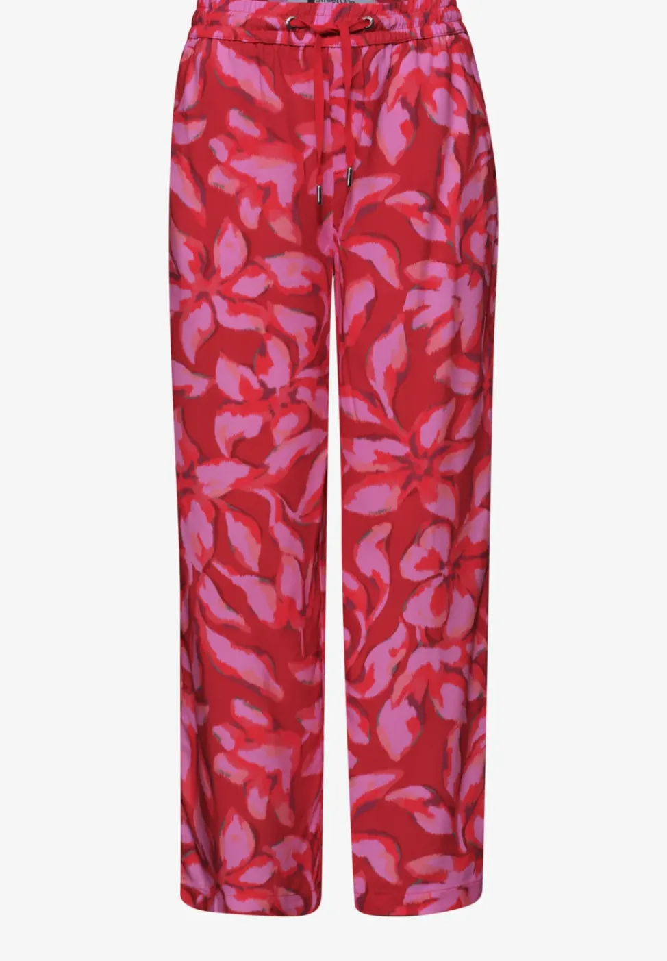 Broek met wijde pijpen in Loose Fit met print