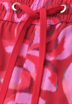 Broek met wijde pijpen in Loose Fit met print