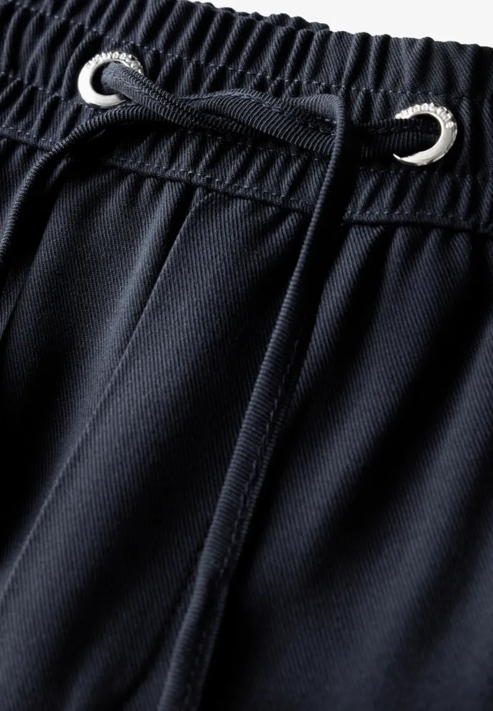 Broek met wijde pijpen in keperstof