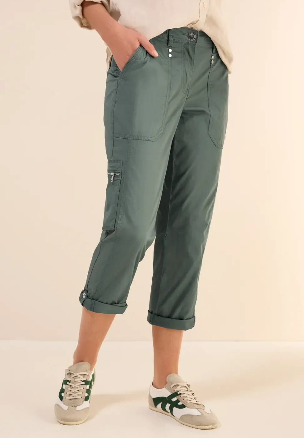 7/8 broek in cargolook